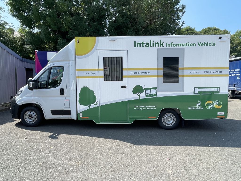photo of the new Intalink vehicle