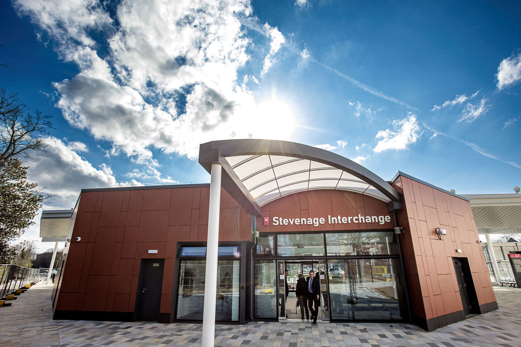 image of stevenage bus station